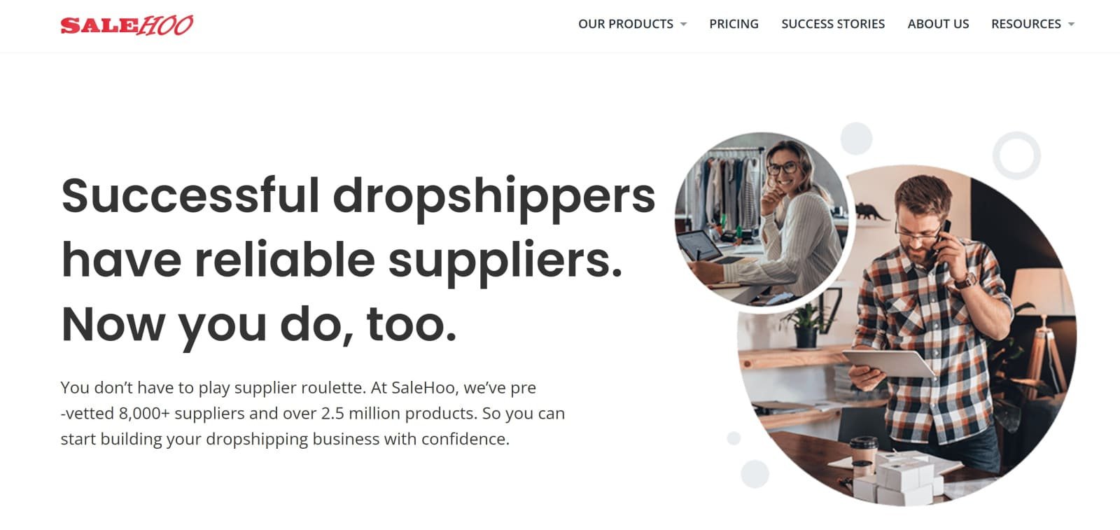 Salehoo homepage best dropshipping companies